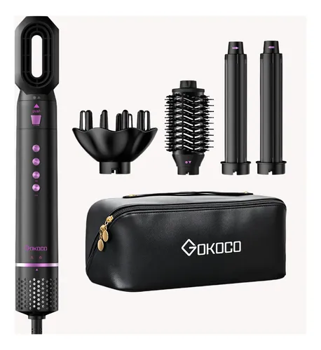 Secador De Cabelo Gd031 Com 5 Em 1 Escova Hot Air Styler