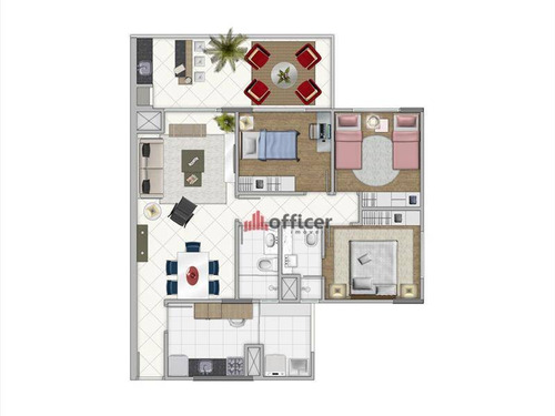 Imagem 23 de 30 de Apartamento À Venda, 88 M² Por R$ 560.000,00 - Parque Industrial - São José Dos Campos/sp - Ap0263