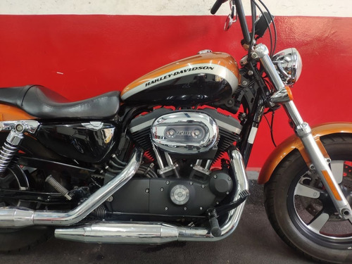 Harley Davidson Sportster Xl 1200 Custom Ca Abs 2014 Laranja