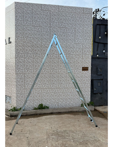 Escada Extensiva 9 Degraus 5 Metros Reforçada 130kg Pintor Zincada