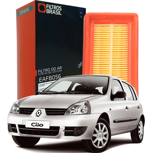 Filtro Ar Motor Renault Clio Campus Getup 2005 A 2012