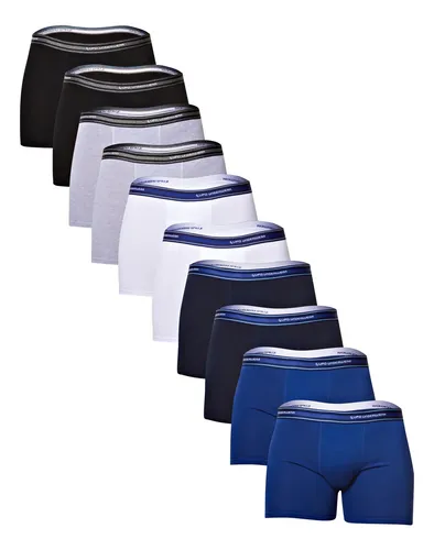 Kit 10 Cuecas Boxer Lupo Masculino Algodao