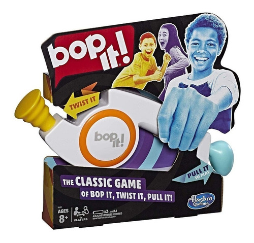 Juego De Mesa Bop It! Tira Y Gira Solo O Pásalo Hasbro 