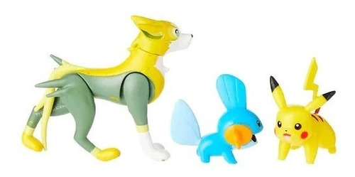 Triple Pack Pokemon (pikachu + Mudkip + Boltund)