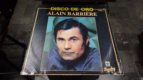 Lp Disco De Oro De Alan Barriere En Acetato,long Play