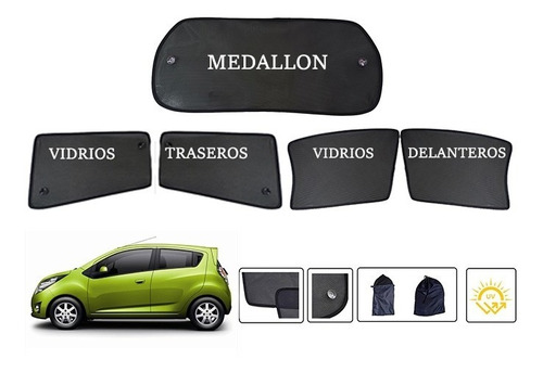 Parasol Cortinas Chevrolet Spark Classic Md2011-2018 Ct:ww10