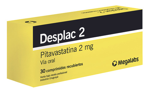 Desplac® 2mg X 30 Comprimidos | Pitavastatina