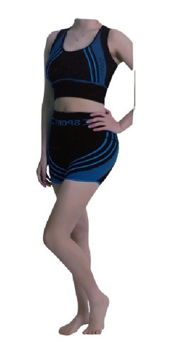 Conjunto Buzo Deportivo Short Dama Lycra 2 Piezas/waoschile