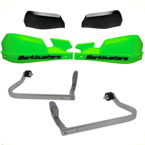 Cubre Puños Aluminio Suzuki V-strom 1050 De Verde/negro