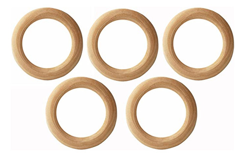 Anillos De Madera Penta Angel 10 Unidades  In Sin Termin