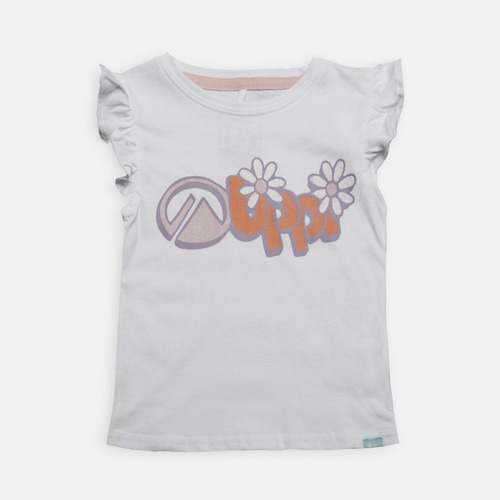 Polera Baby Girl Blossom T-shirt Blanco Lippi