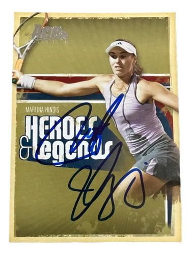 Tarjeta Ace 2006 Firmada Martina Hingis