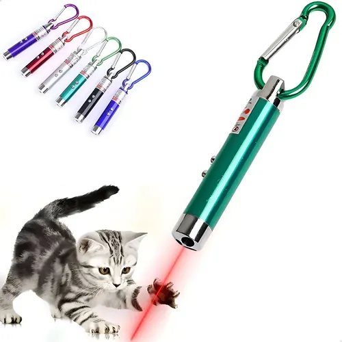 Laser Interativo 3 Em 1 Para Cachorros E Gatos - Antiestress Lase...