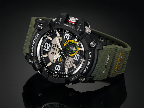 Relógio submersível à prova d'água Casio G-shock GG-1000-1a3d Mudmaster G-Shock com sensor duplo