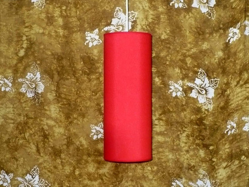 Lámpara Colgante En Rojo 15-15/ 4 0 Cm Alt  Pr
