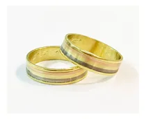 Comprar Alianzas Cintas Bicolor Mod. Ml290 5mm Oro 18k - 10 Gr\u002Fpar