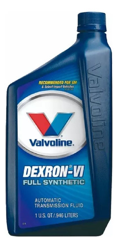 Aceite Valvoline Caja Automatica Dexron-vi Full Synthetic  