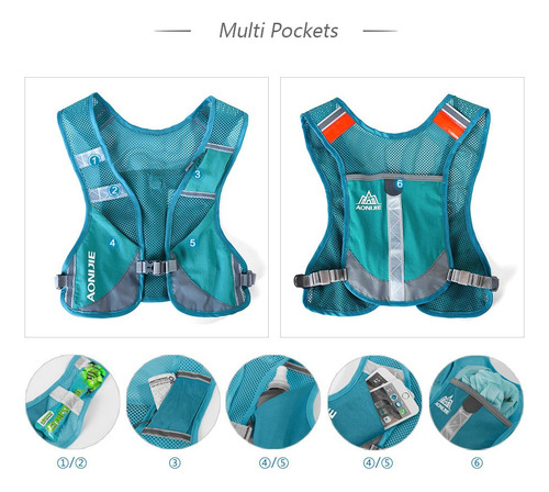 Aonijie Maratón - Chaleco Para Correr, Mochila De Hidratació