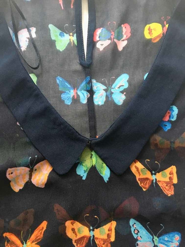 Remera De Gasa Para Mujer Zara Talle M