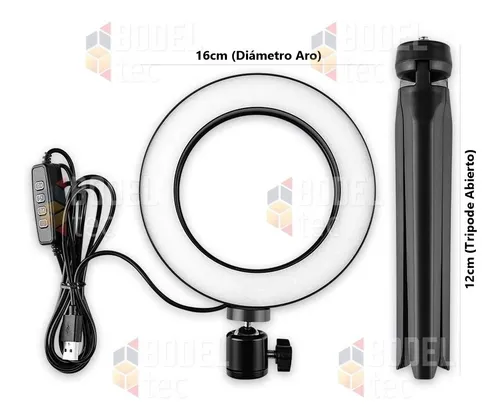 Aro de luz led 16 cm clearance