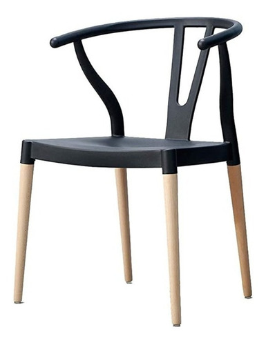 Pack 4 Sillas Nordica Wish Comedor O Terraza Estructura de la silla Negro