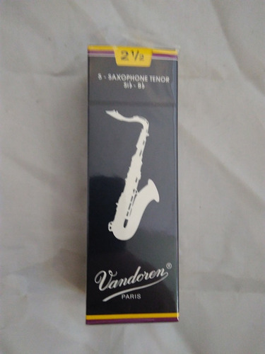 Imagem 3 de 7 de Palheta Vandoren P/ Saxofone Tenor Sib-bb 2 - Caixa C/ 5
