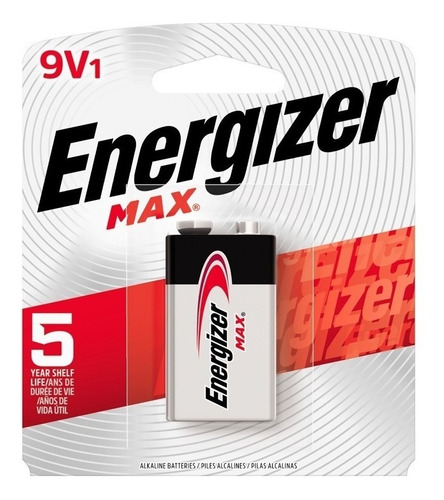 Batería 9v Cuadrada Energizer Max Original 522bp