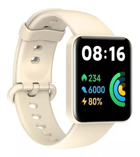 Xiaomi Lite Redmi Watch 2 Lite 1.55" caixa ivory, pulseira ivory - mostruário