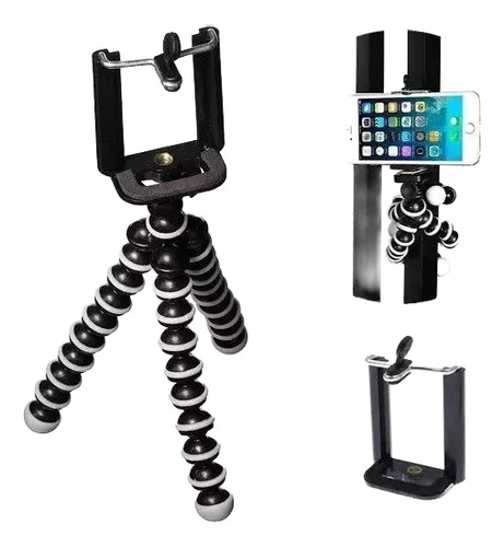 Pack Con 10 Tripies Soportes Flexibles Para Celular O Camara Colors