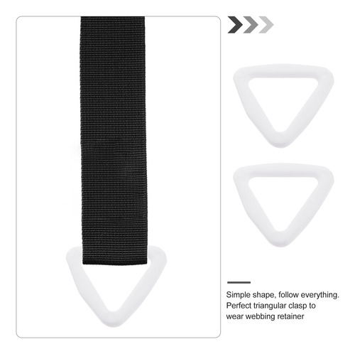 Anilla Triangular Para Saltar Con Botones, 100 Unidades