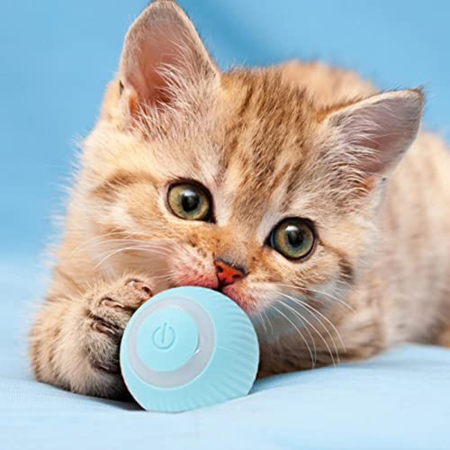 Imagen 2 de 6 de Pelota De Juguete De Gato Eléctrico Interactivo Para Gatito