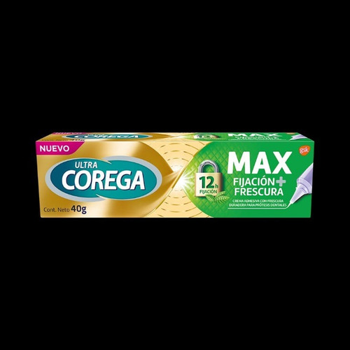 Ultra Corega Crema Max Fijación+frescura 40 Gr.