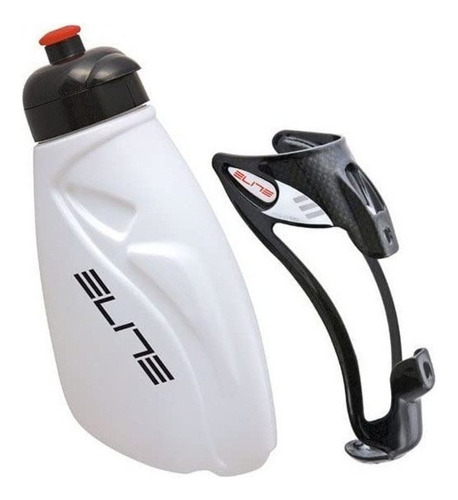 Caramañola C/porta Carbono Elite Time Trial Ciclismo 500 Ml