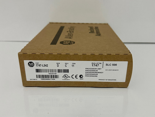 Cpu Slc500 Clp Allen-bradley Slc 5/03 Cpu Mod. 1747-l542 (Usado)