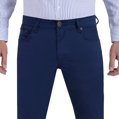 Pantalon Vaquero Yale Slim Fit Sin Pinzas 0937