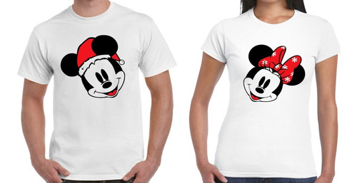 Set 3 Playeras Familia Navidad Mickey Minnie Disney