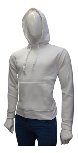 Imagen 3 de 6 de Sudadera Hombre Con Capucha Bolsas Amarilla Rosa Sn Estampar