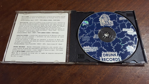 Vozes Da Raiva Cd Mata Ratos Pe De Cabra Garotos Podres Nofx (Usado)