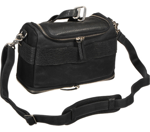 Holdfast Gear Sightseer Lens Bag (black With Leather Trim)