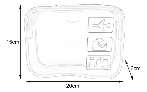 3 Bolsa De Maquillaje Transparente Bolsa De Playa Para