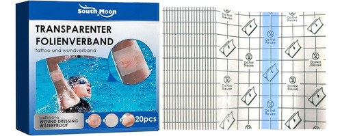 Set 10 Parches Invisibles Waterproof Para Heridas Protección