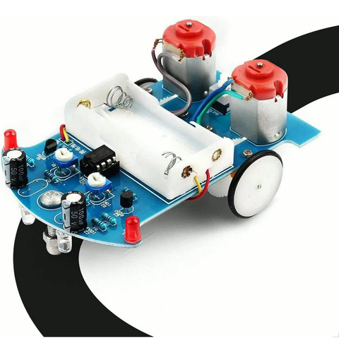 Kit Robot Seguidor De Línea Arduino Compatible 2wd Pilas