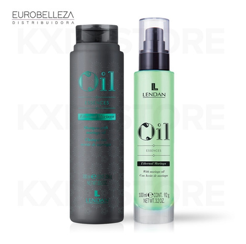 Pack Lendan Oil Essences Ethernal Moringa Aceite + Shampoo