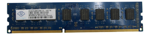 Memoria Ram Nanya 2gb 2rx8 Pc3 10600u-9-10-b0 Ddr3 Udimm (Usado)