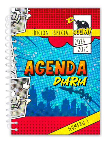 Agenda Diaria | Pasta Dura | 14 X 20 Cm | Escolar | U