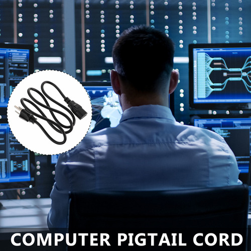 Cable De Alimentación Universal De 3 Clavijas Para Equipos E