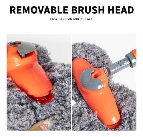 Fregona Para Lavado De Coches Con Mástil Curvo Extensible, E