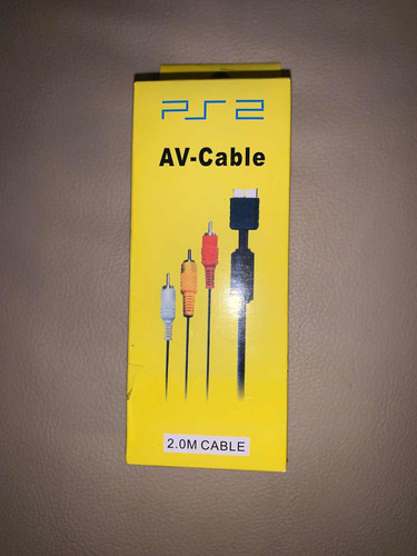 Cable Av Rca Ps2 Audio Y Video 2.0m