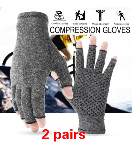 Guantes De Compresión Para Antiartritis Muñequera Terapia.