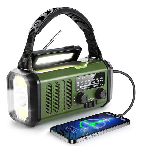 Rádio Solar De 10.000 Mah, Rádio Meteorológico De Emergência